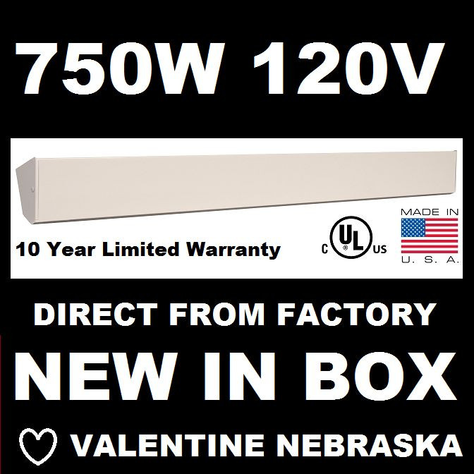 Cove Heater - Comfort Cove Electric Radiant Heater 750W 240V 59" (5') C-7524