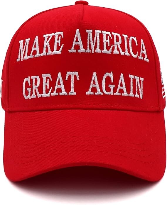 Baseball Cap for Trump 2024 45-47 MAGA Hat Make America Great Again with US Flag