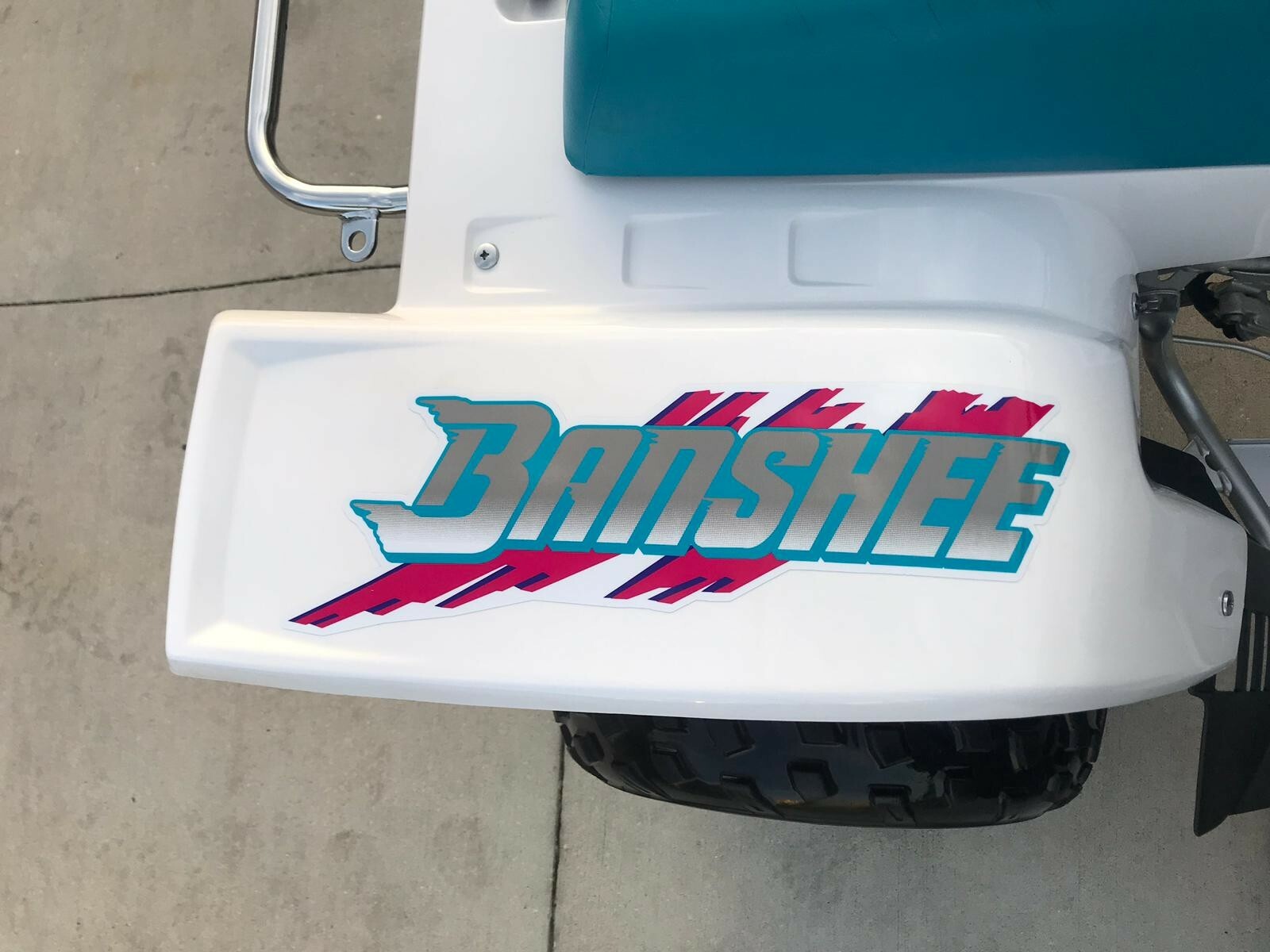 1992 yamaha banshee full graphics decals kit stickers THICK AND HIGH GLOSS