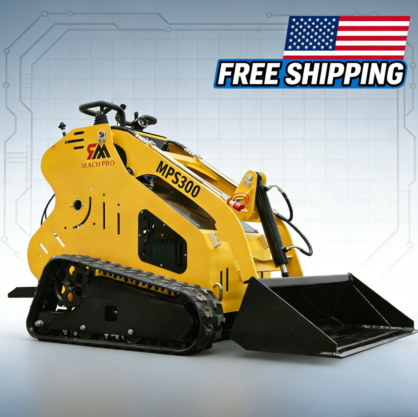 13.5HP Mini Skid Steer Loader Gasoline  Crawler |EPA | Free Shipping | USA Stock