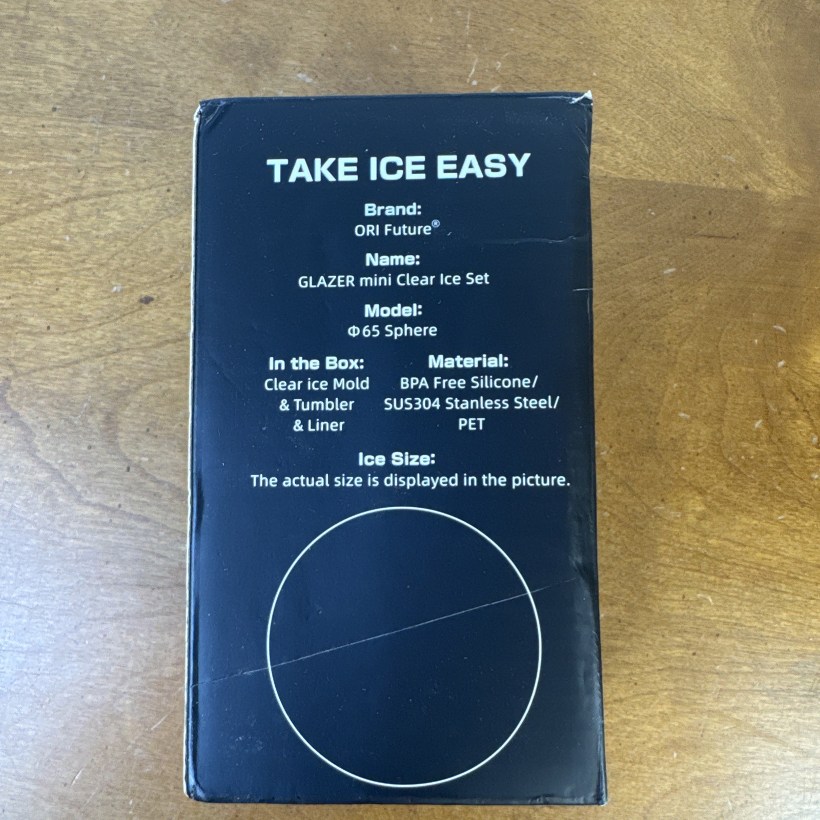 ORI FUTURE clear Ice Set Glazer Mini Ball