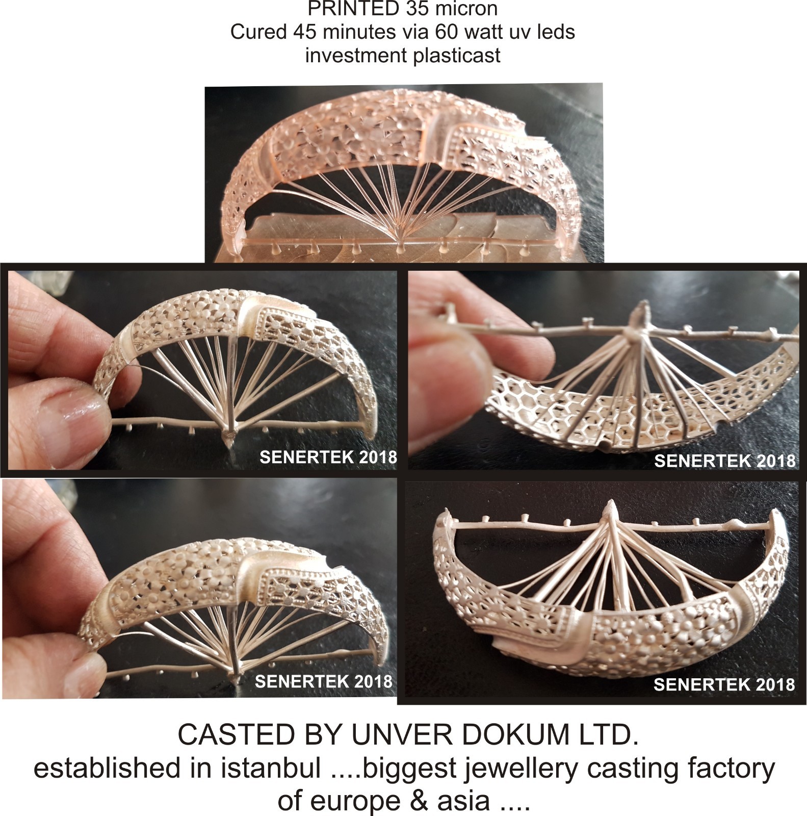 DLP SLA LCD 3d printer castable high quality resin for dental & jewelry