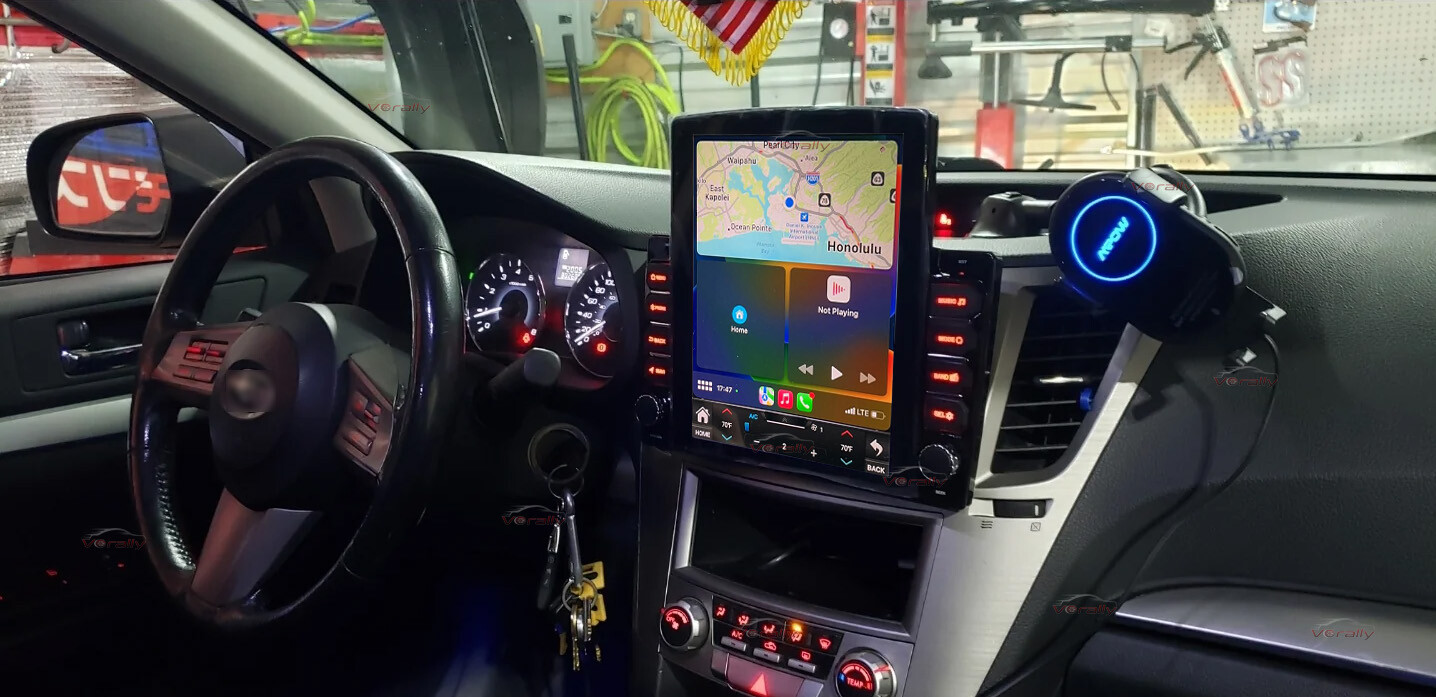 9.7" For 2009-2014 Subaru Outback Legacy CarPlay Android 13 Car Stereo Radio GPS