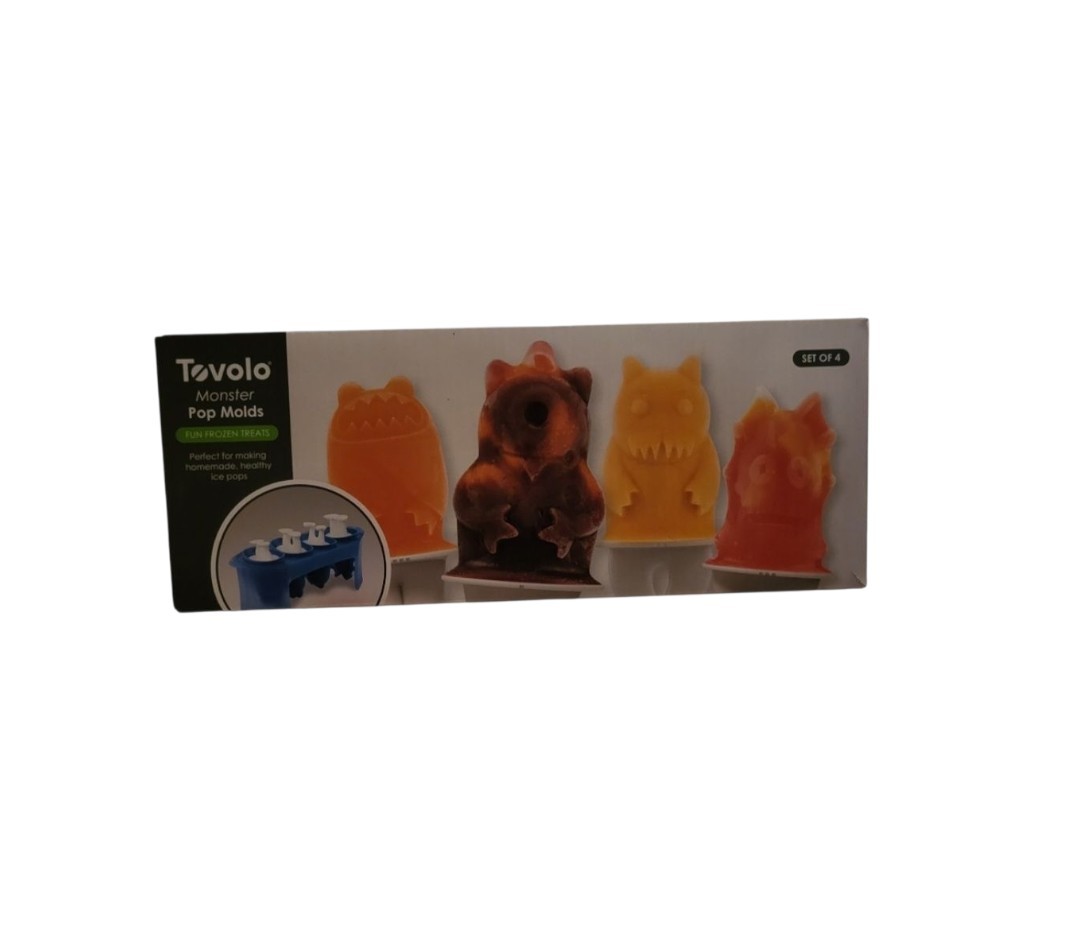 NEW Tovolo 4-pc. Monster Pop Mold Set