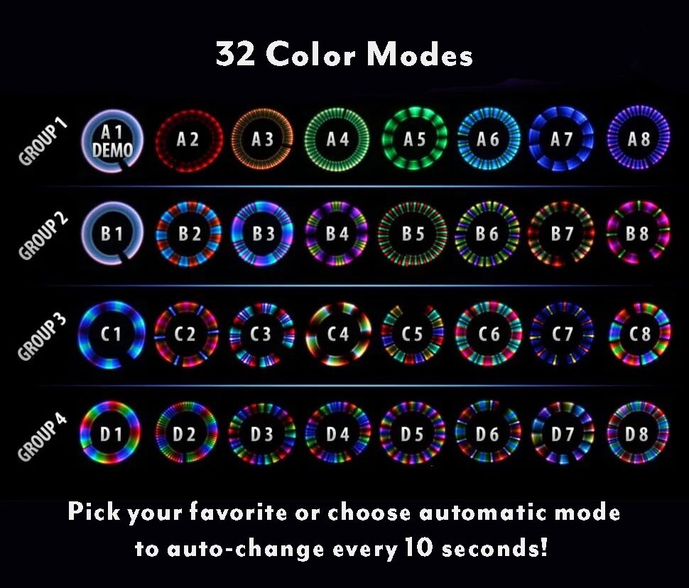 Spectrum LED Staff - 32 Color Modes - LED Juggling Staff - Light Saber