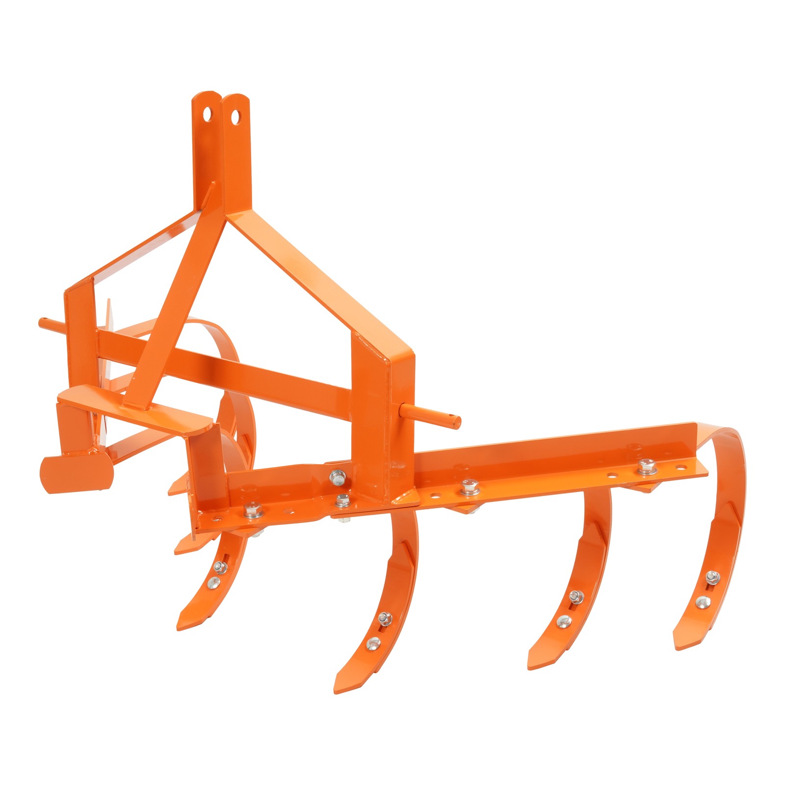 Category 1&3 Point Quick Hitch Cultivator w/ 6 Spring Steel Shanks Tow bebhind