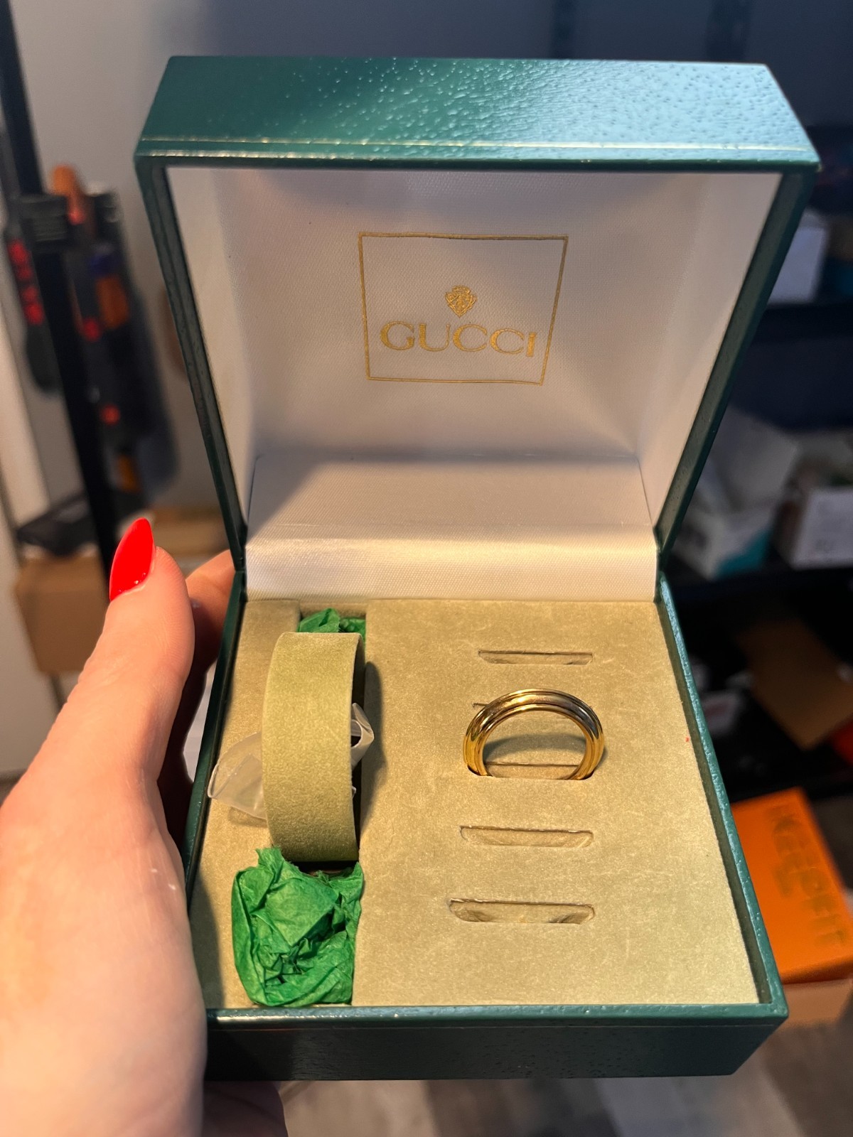 Gucci Bezel Watch Replacement Bezel Gold Pre-Owned