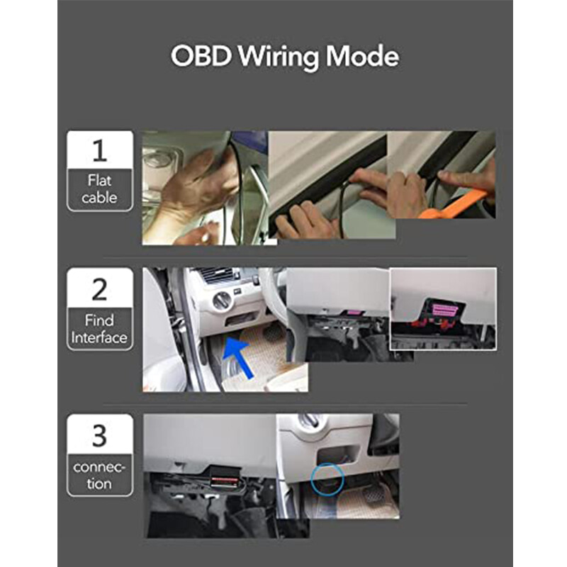 WOLFBOX Type-C Hardwire Kit OBD Hardwire Kit for G840S/G930/i07/G900/G850/G840H