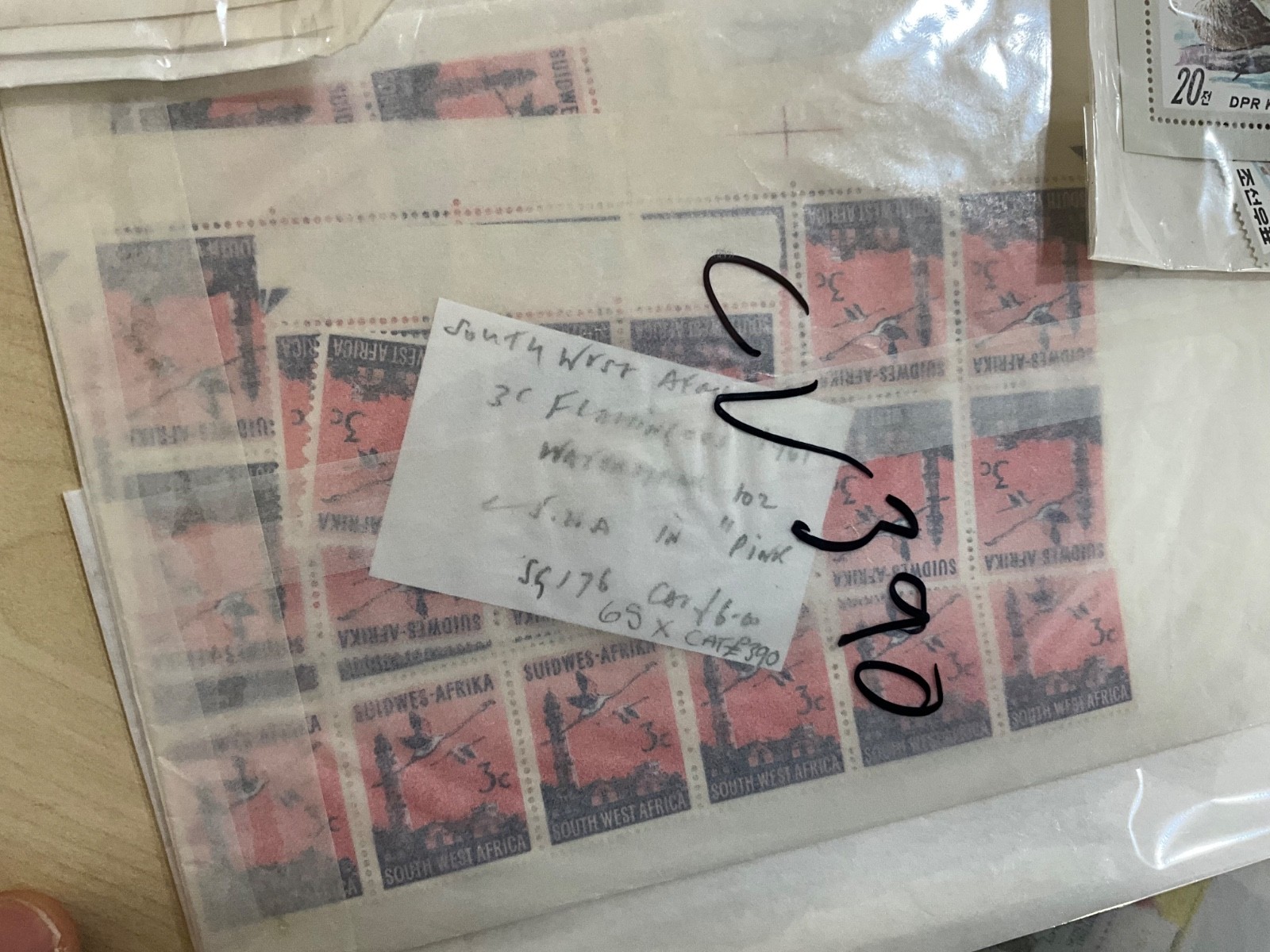 Birds on stamps MNH cat value over £9000 ex dealer stock t29