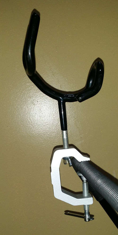 Heavy Duty Fishing Pole Rod Holder with Universal Clamp-On Boat Deck Mount