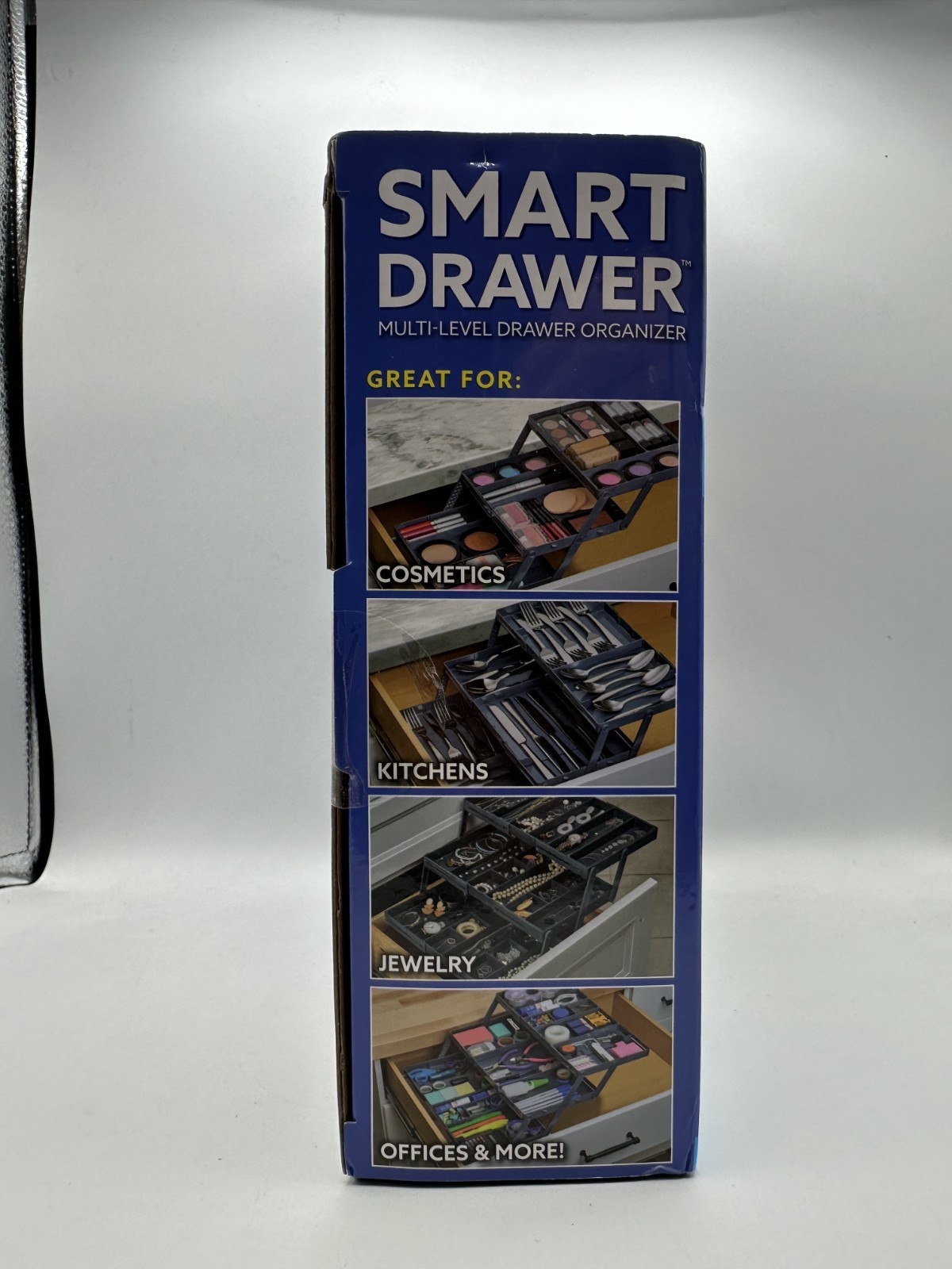 NEW Smart Drawer 3X Multi-Level Drawer Organizer Cosmetics Jewelry Office Tools