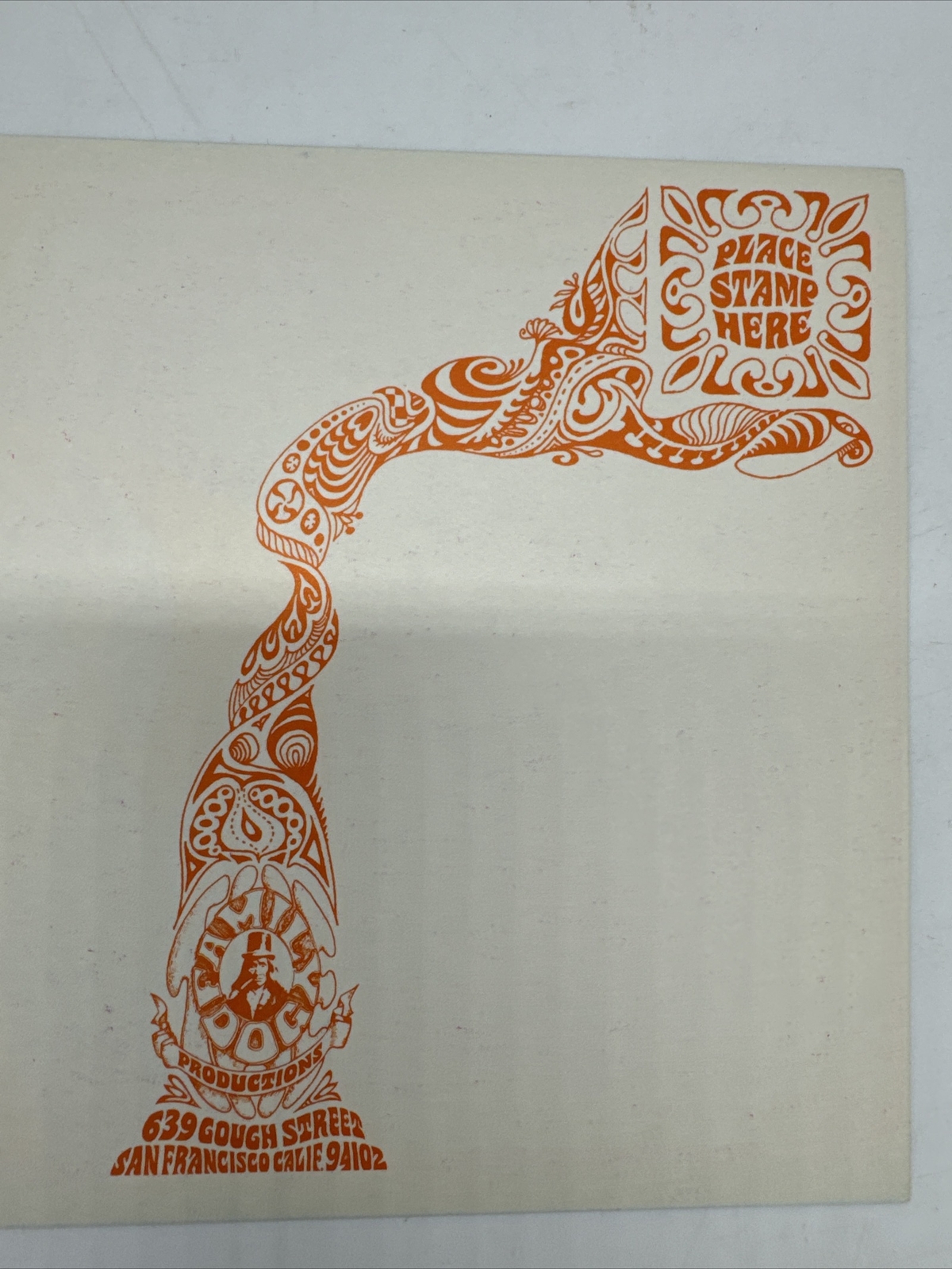 BIG BROTHER JANIS JOPLIN 1967 AVALON BALLROOM FAMILY DOG POSTCARD FD-93 NM