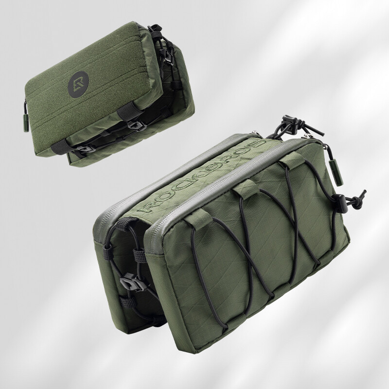 ROCKBROS MTB Road Front Bicycle Crossbar Bike Frame Small Pannier Saddle Bag 1L