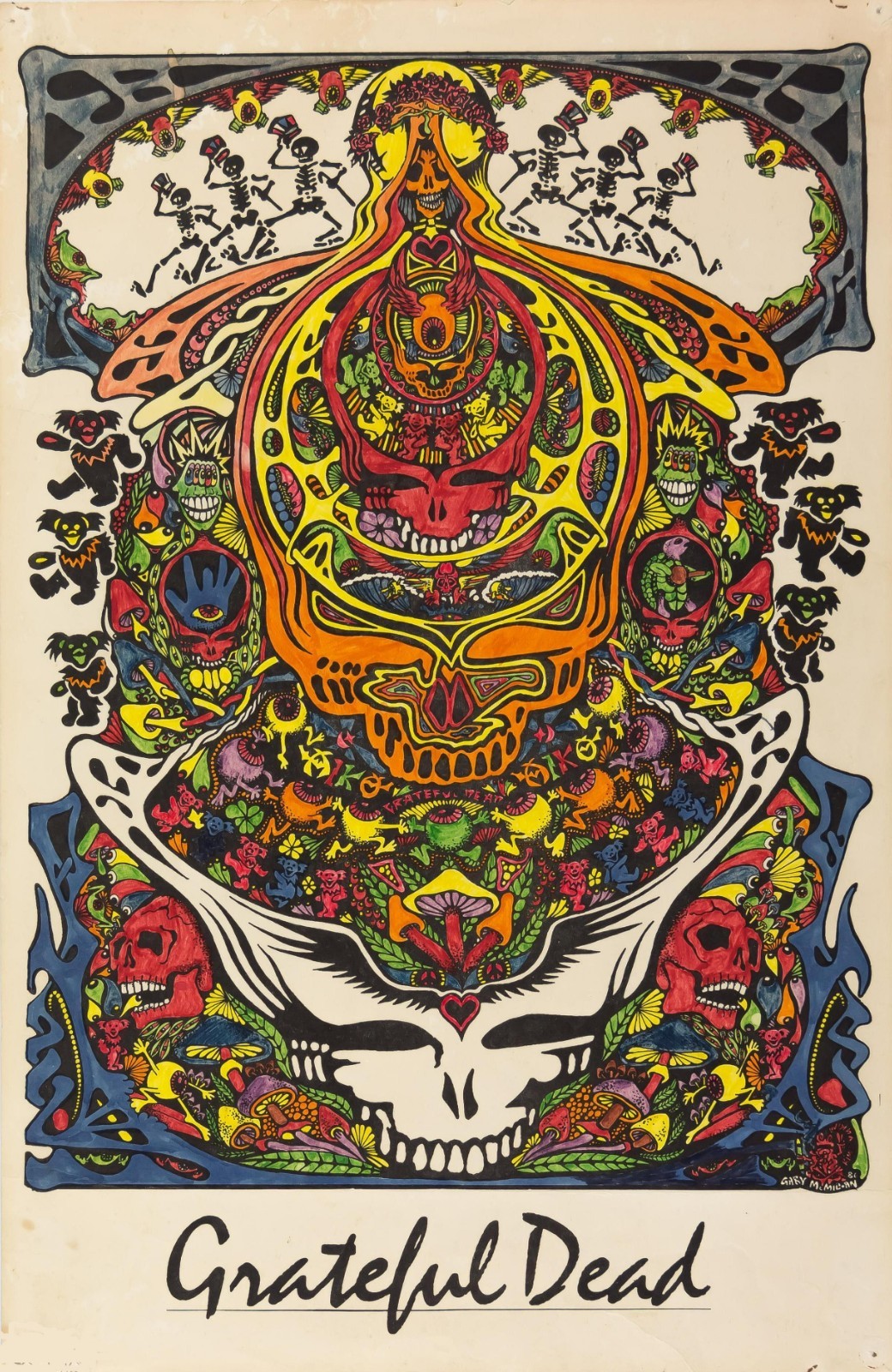GRATEFUL DEAD CONCERT TOUR POSTER 11 x 17 (14) BUY2GET2