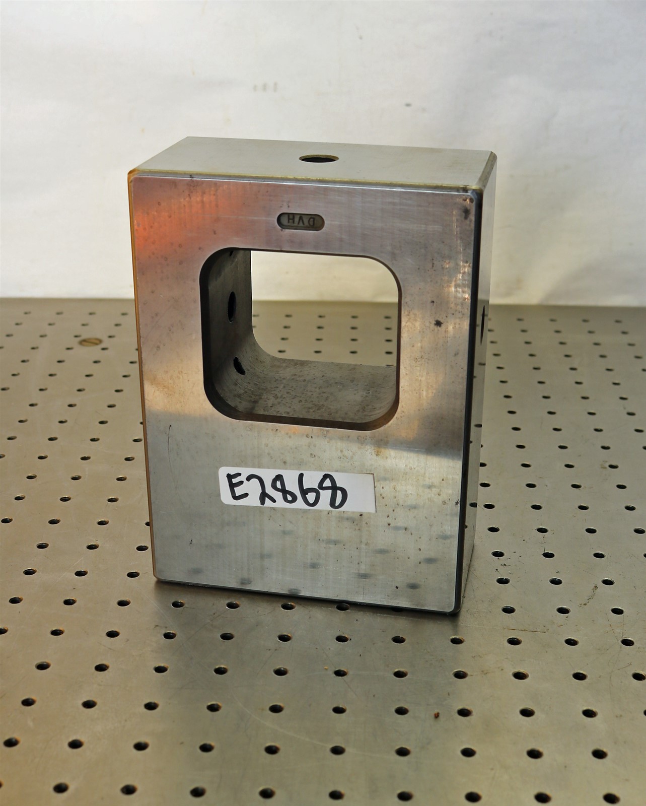 Jumbo Toolmaker Made 29 Lbs. Block, Fixture, Hardened & Ground - - E2868