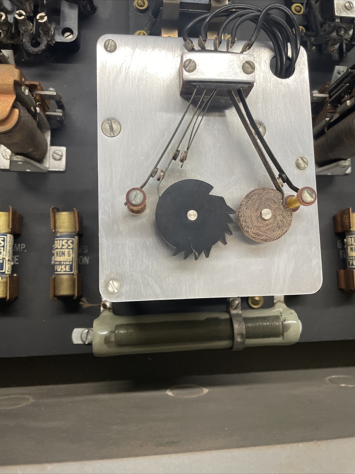 Vintage Retro Fire Alarm Signal Panel 4201-2 IBM Slate Back CLEAN! VERY RARE!