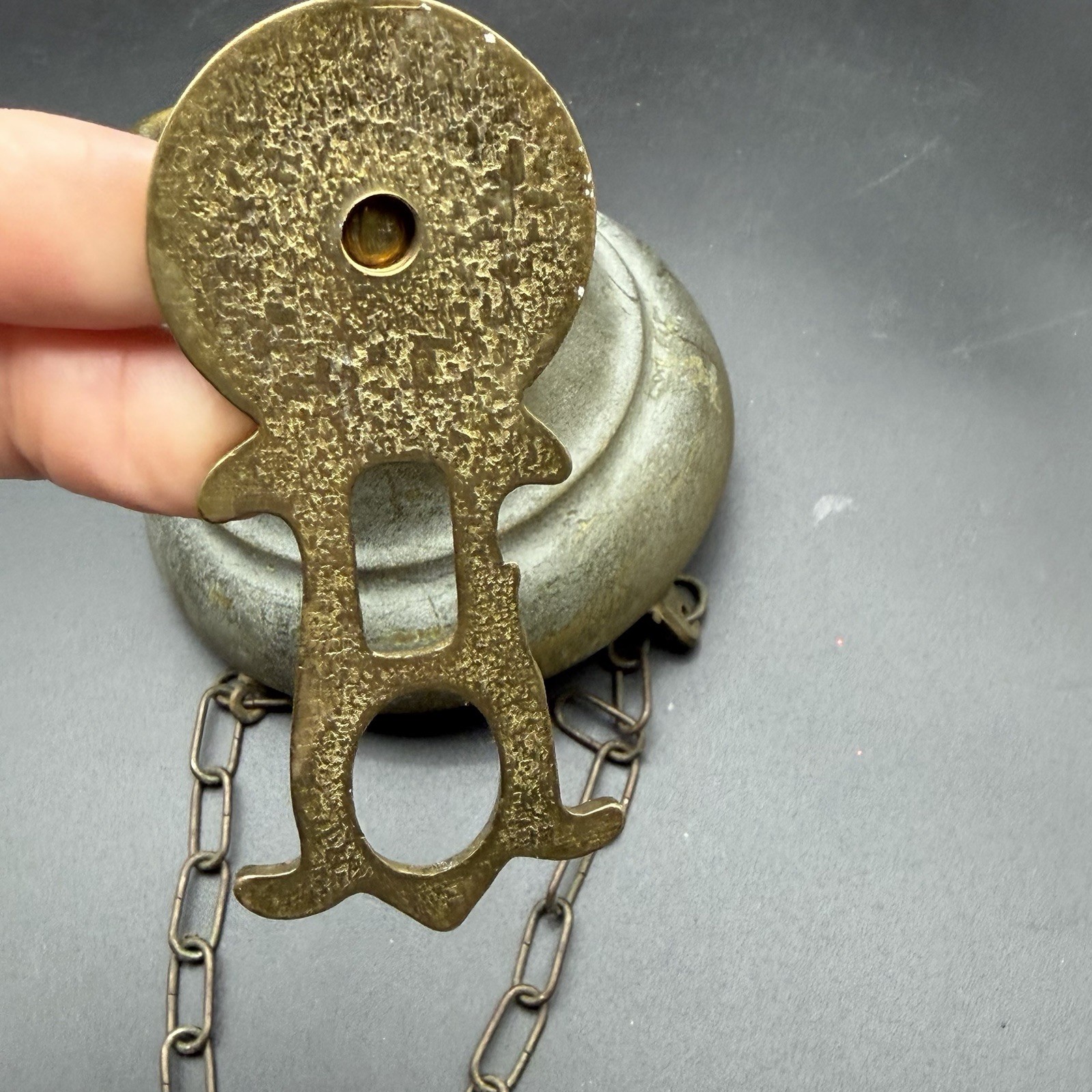 Vintage Wall Mount Hanging Bell Solid Brass