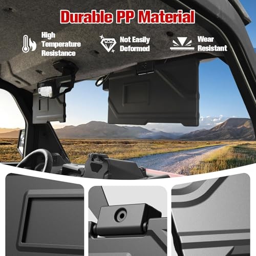 Sun Visors for Polaris Xpedition XP/XP 5/ ADV 2024 2025 Accessories, PP UV&