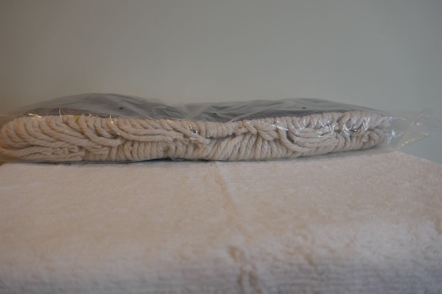 Tough Guy 1Tzf5 48 In L Dust Mop, Slide On Connection, Cut-End, Gray/White,