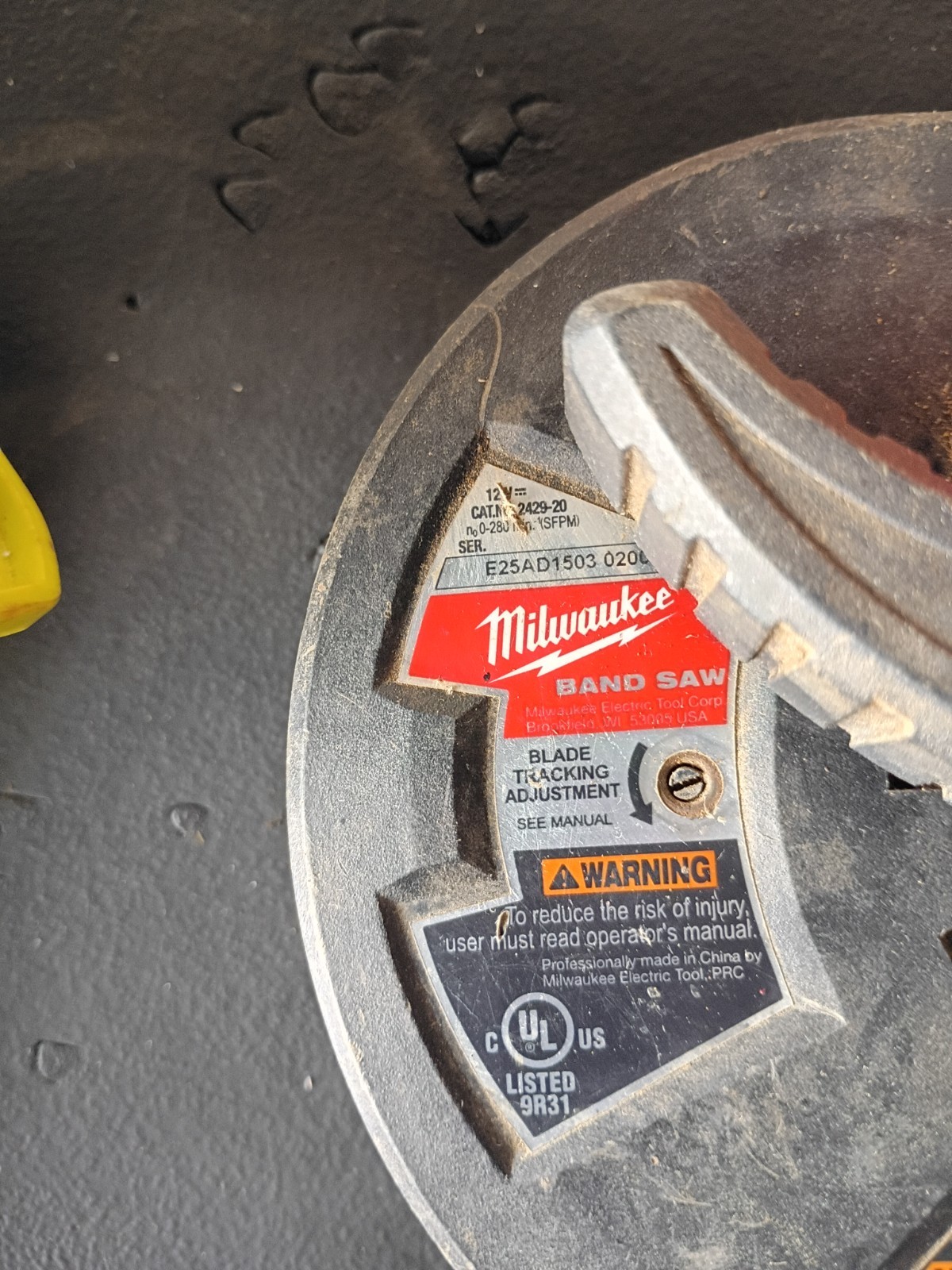 Milwaukee M12 Cordless Band Saw Tool Only