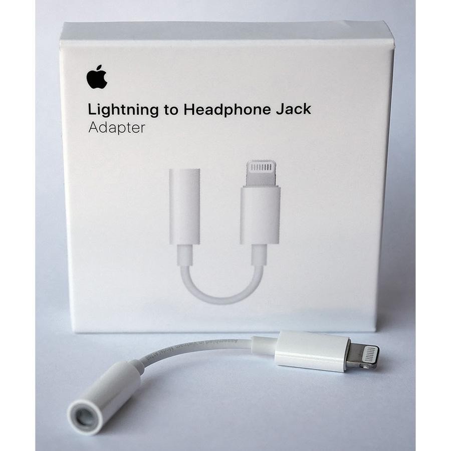 Authentic Apple Lightning to Headphone 3.5mm Jack Adapter - White MMX62AM/A