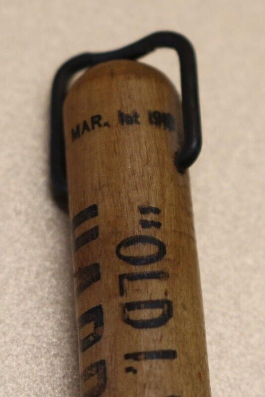 RARE Pat. 1910 wood handle bottle opener OLD I.W. HARPER WHISKEY Wire Cap Lifter