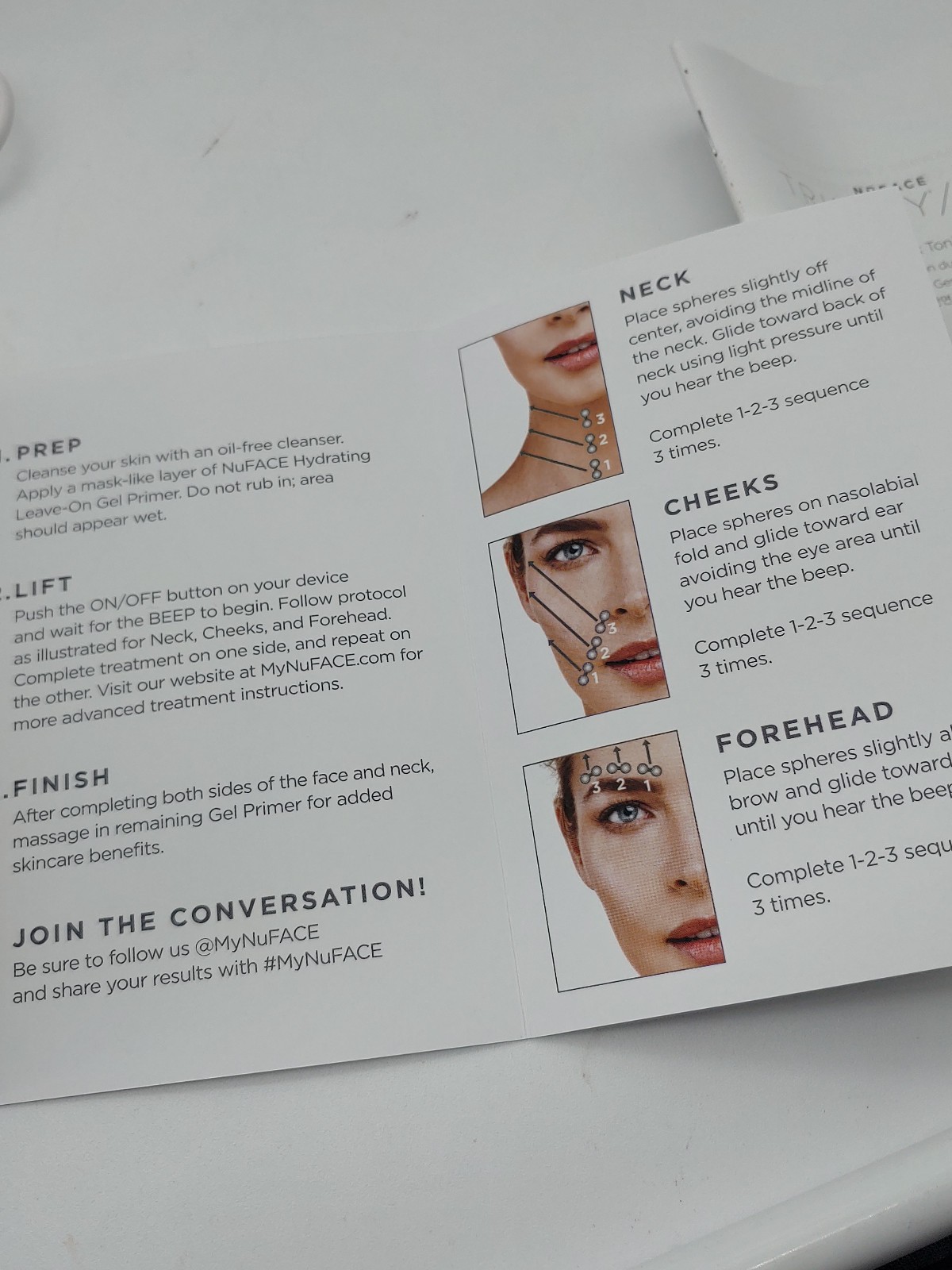 Genuine NuFACE Trinity Facial Toning Device + Cradle + AC Charger Tested Works