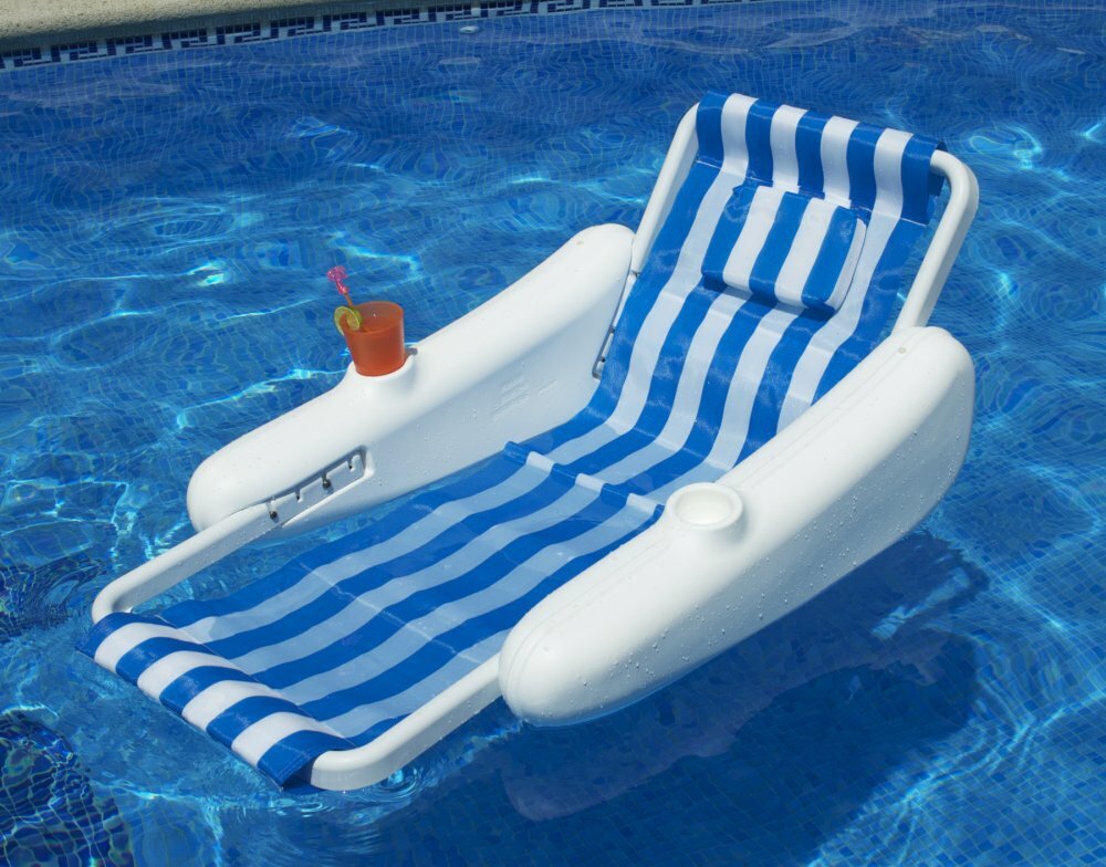 Swimline 10000M SunChaser Luxury Swimming Pool Floating Lounger