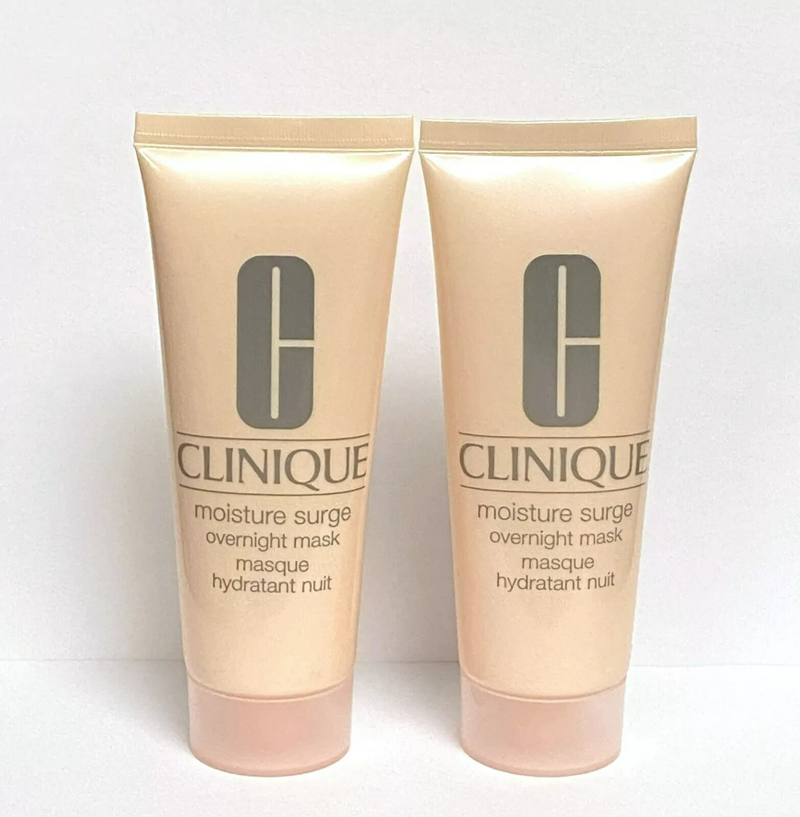 Lot of 2 Clinique Moisture Surge Overnight Mask 2.5 Oz /75ml Each, TOTAL 5OZ NEW