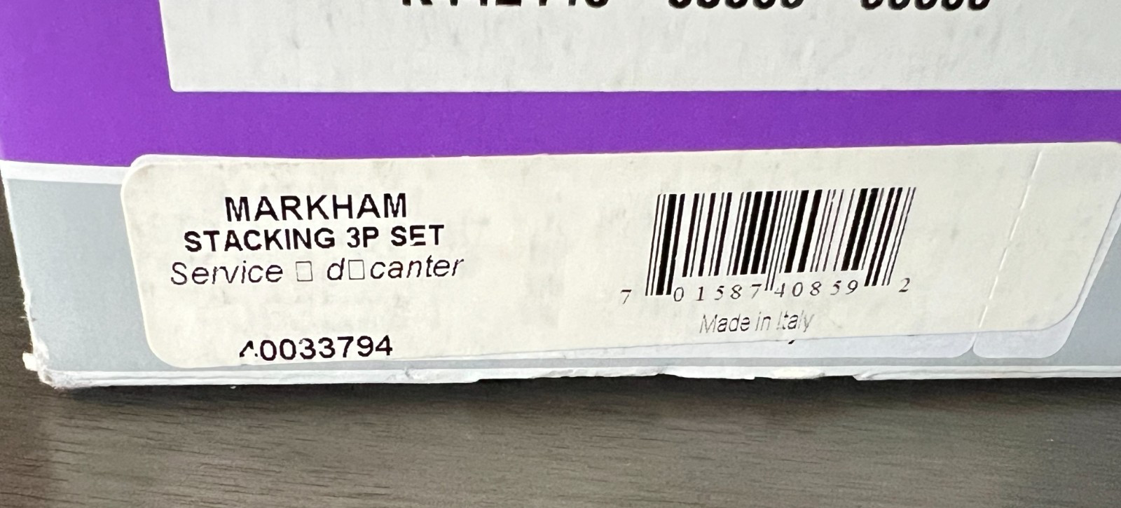 Marquis by Waterford Crystal Markham Stacking Decanter & Tumbler Set Whiskey