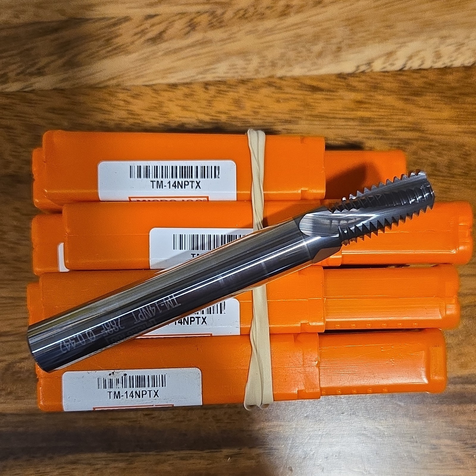 Micro 100 TM-14NPTX CARBIDE THREADMILL (1/2" & 3/4"-14NPT)