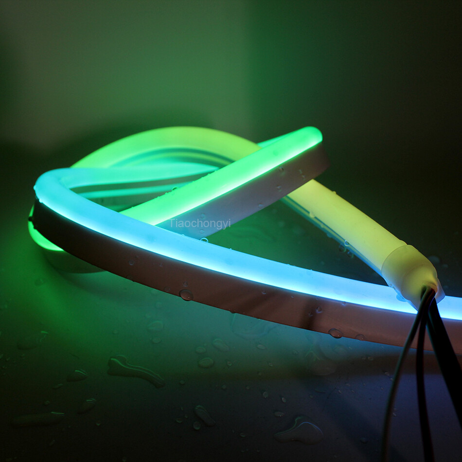 DC 12V 24V WS2811 8x16mm Neon strip Addressable RGB Dream color LED stirp light