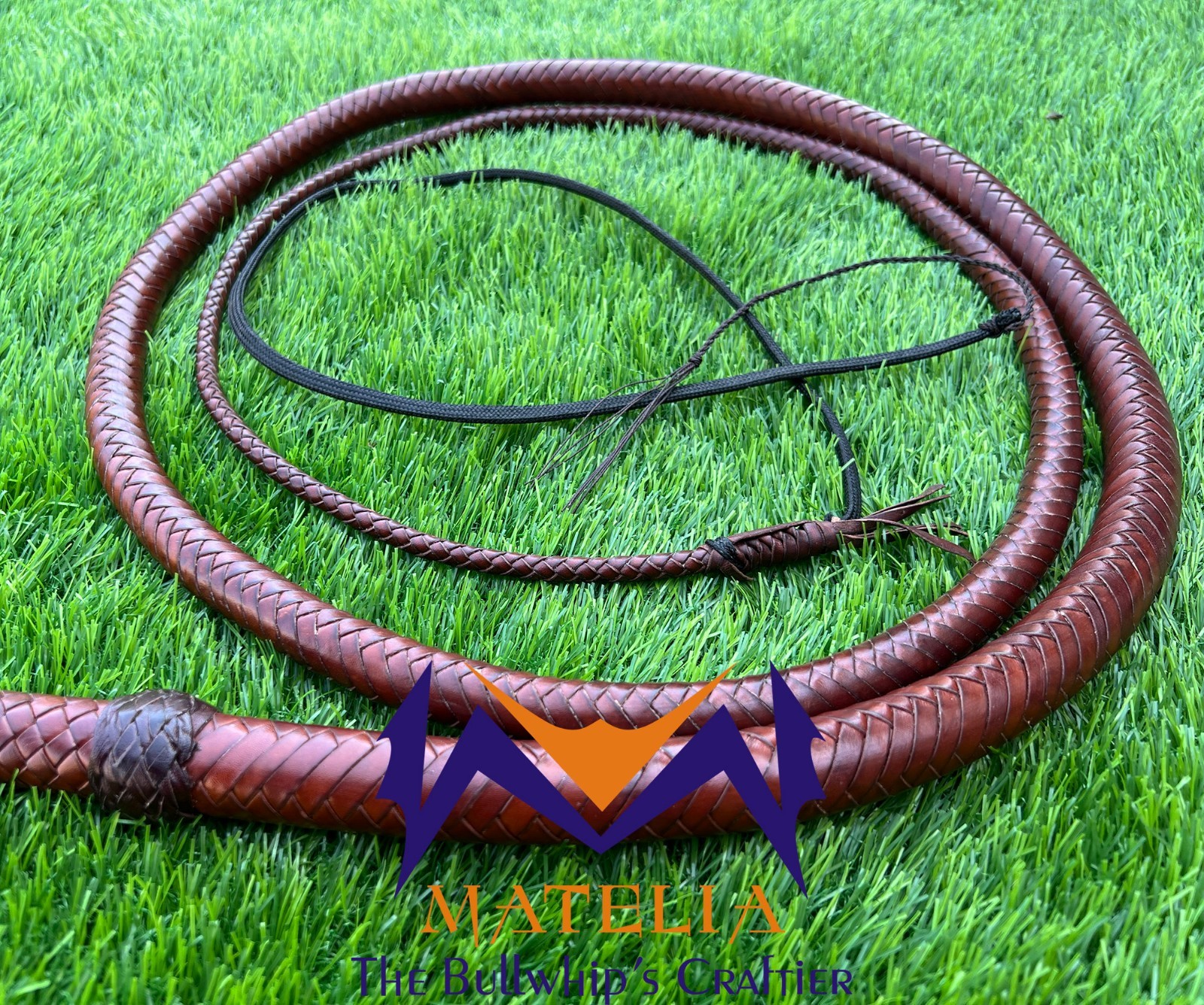 Kangaroo Hide Leather Bullwhip: Indiana Jones Kingdom of the Crystal Skull Style