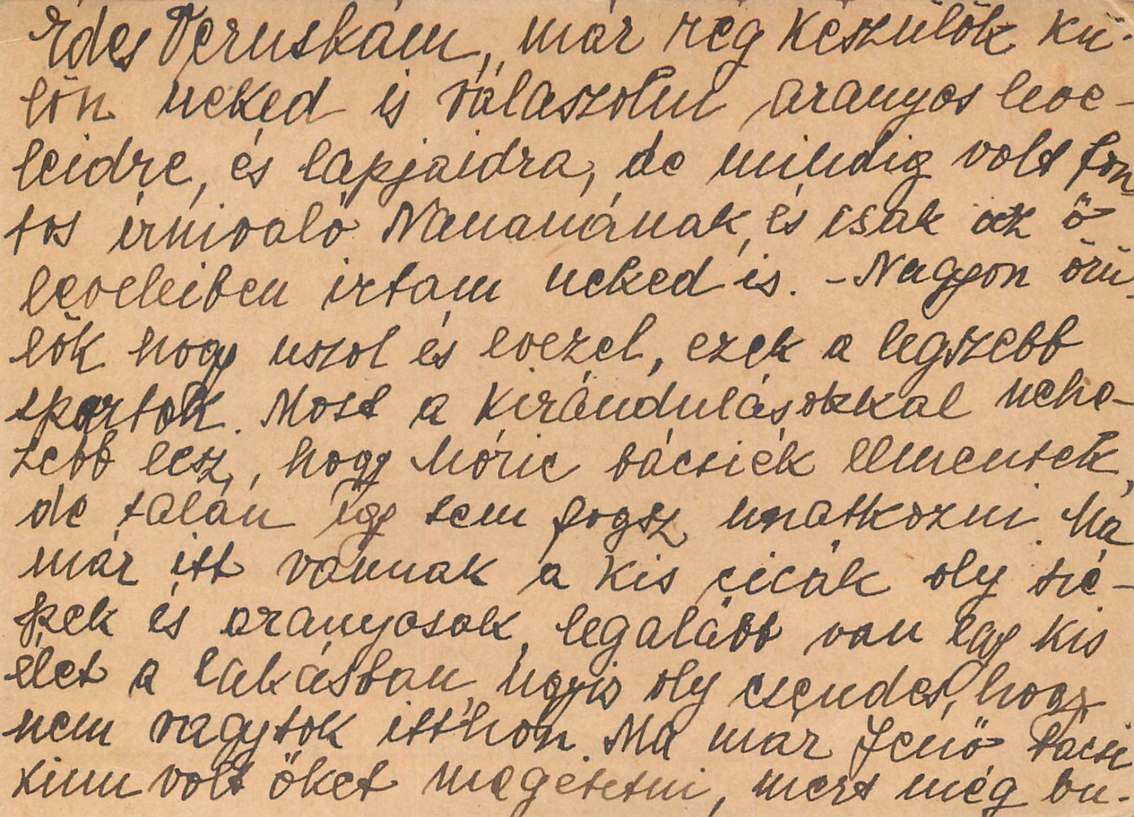 E0054 Hungarian postal stationery card Budapest to Trenčianske Teplice 1927