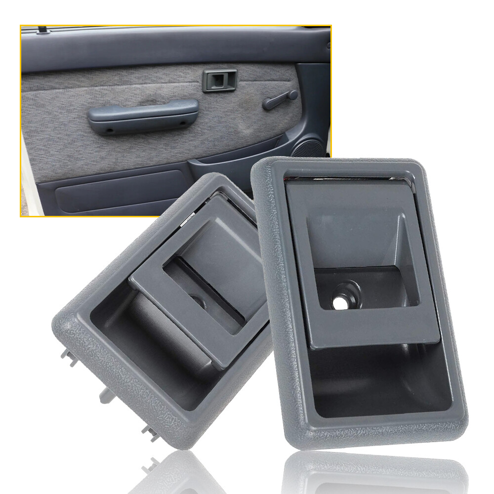 Door Handle Inner Indoor Left Right for 1995-2000 Toyota Tacoma Gray Free Return