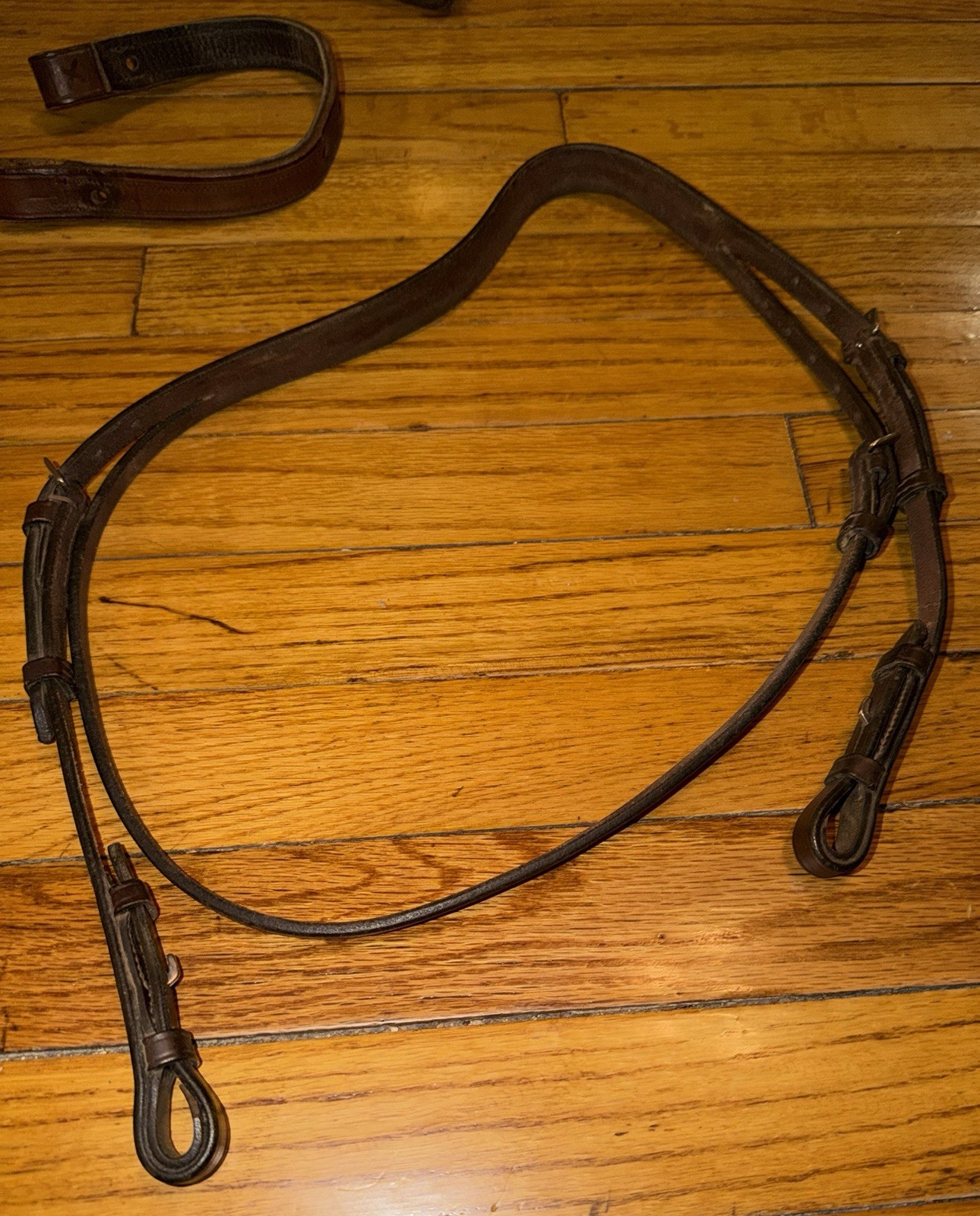 Leather Horse Head Gear and Leather/Nylon Reins