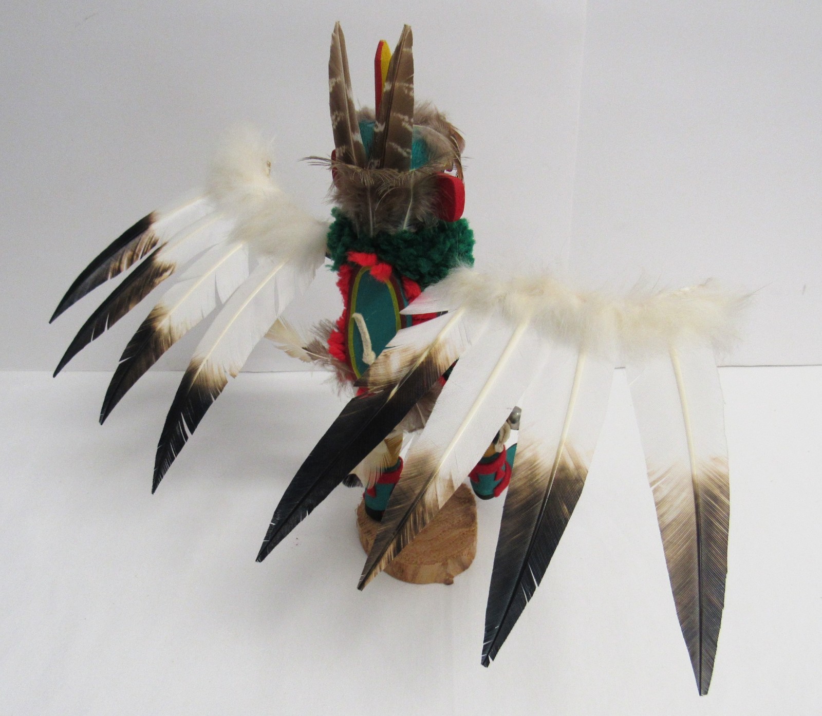 Authentic Vintage Native American "Eagle Dancer" Kachina Doll - Signed - VGUC