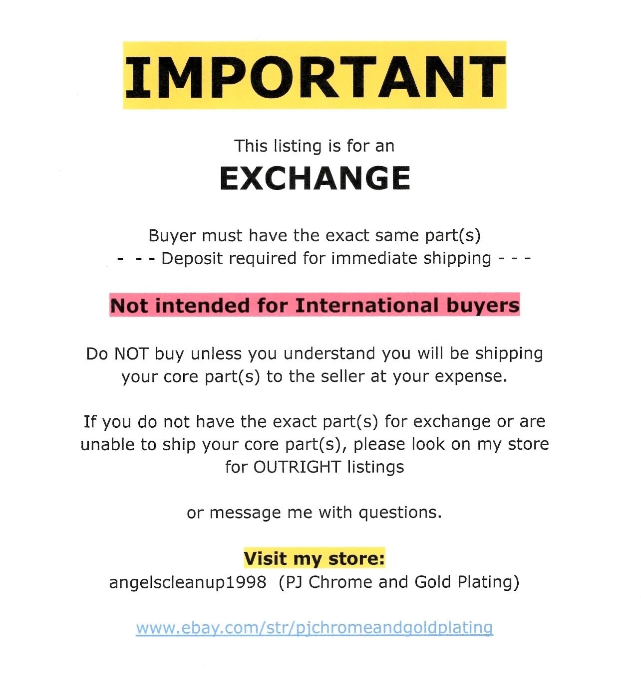 Harley TOURING ELECTRA GLIDE 2000 -2013 FLHR FLHX Chrome Fork Legs EXCHANGE