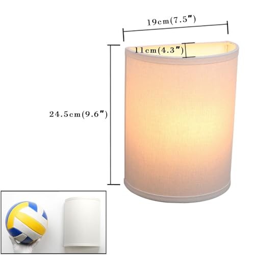 Fabric Cloth Boho Wall Sconce Hallway Fixture Light, 1-Light Vanity White