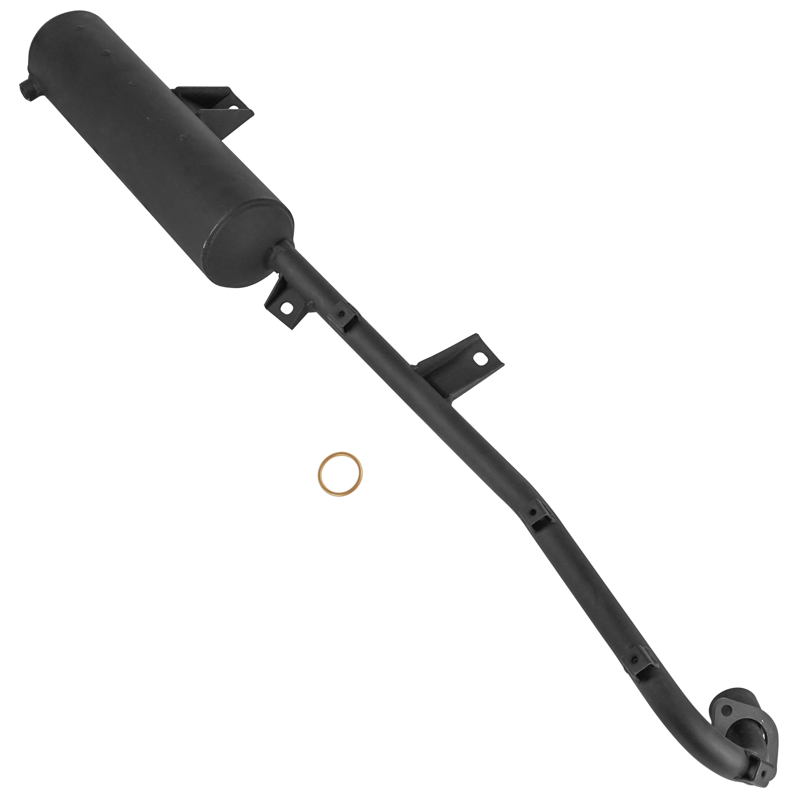 Caltric Exhaust Muffler Pipe & Gasket for Honda Fourtrax 300 TRX300 2X4 93-2000