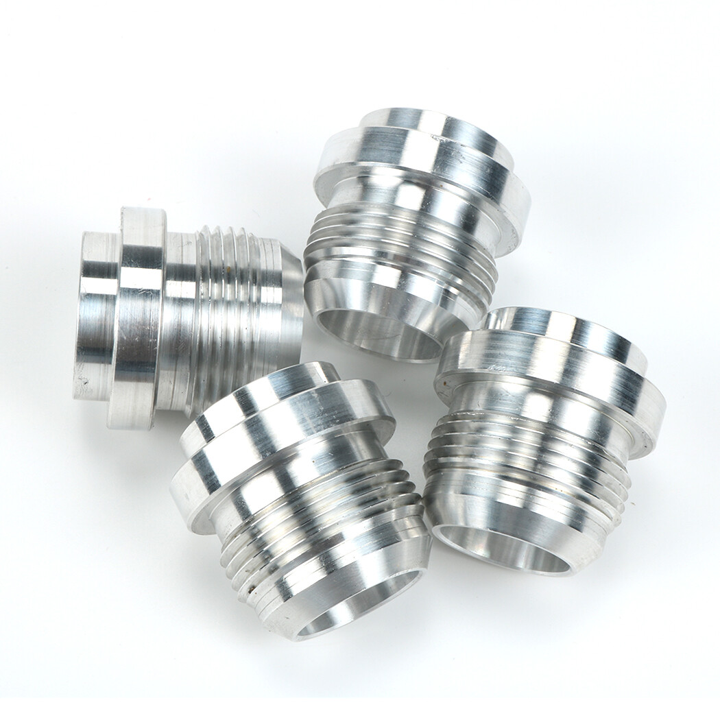 An16, 16 An Male Billet 6061t6 Aluminum Weld On Fitting Bung Qty:4