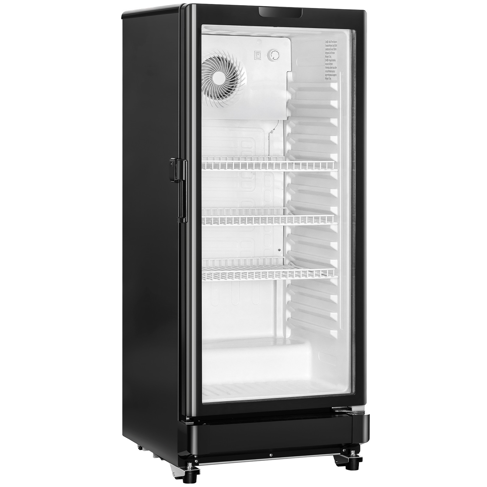 VEVOR Commercial Merchandiser Refrigerator 5.7 CU.FT Glass Door Beverage