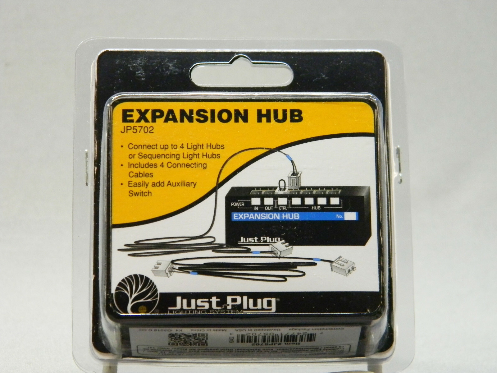 WOODLAND SCENICS EXPANSION HUB FOR JUST PLUG LIGHTING SYSTEM wiring WDS5702 NEW