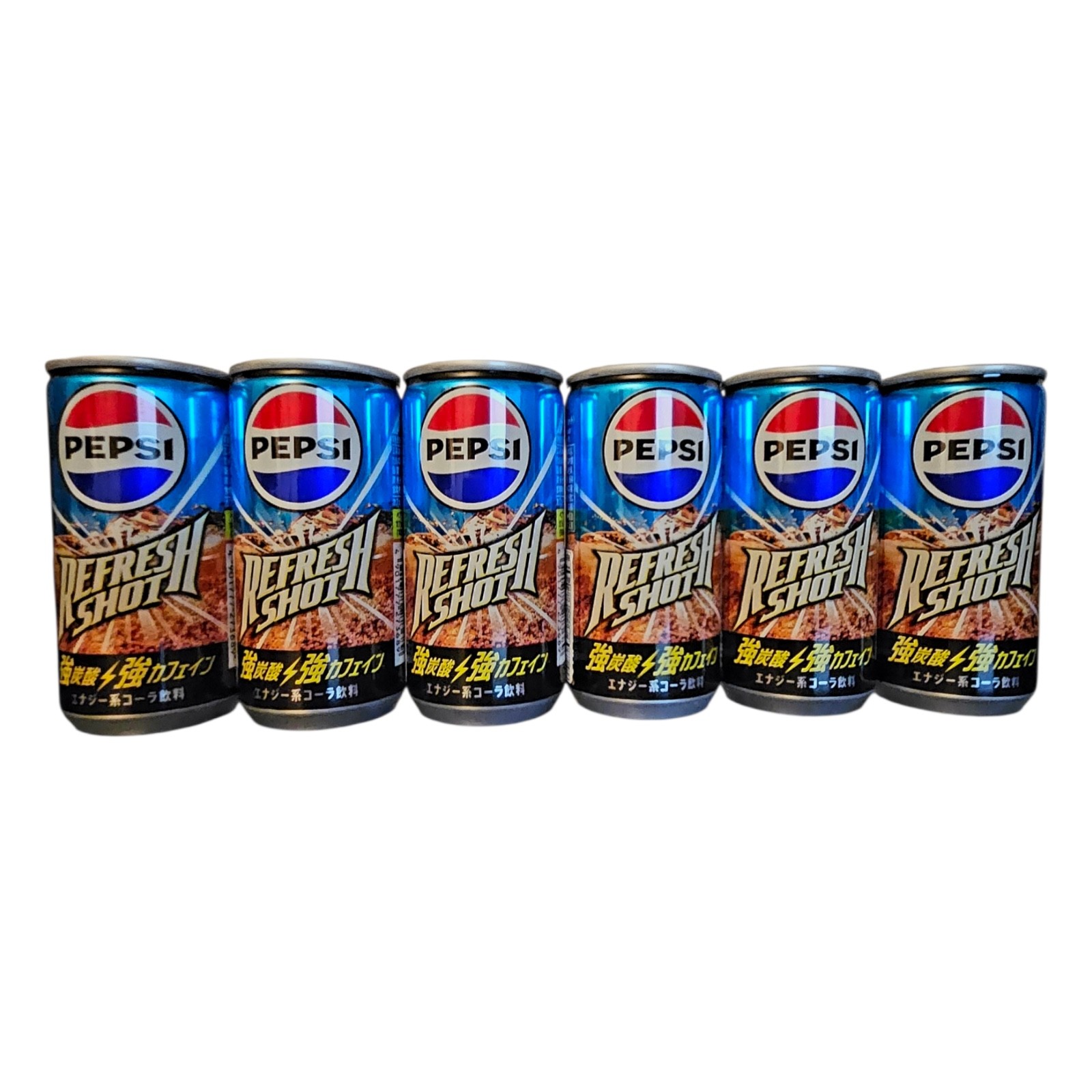 Pepsi Japan-Refresh Shot Strong Taste Cola, Japan Limited Pepsi 200ml, Pack of 6