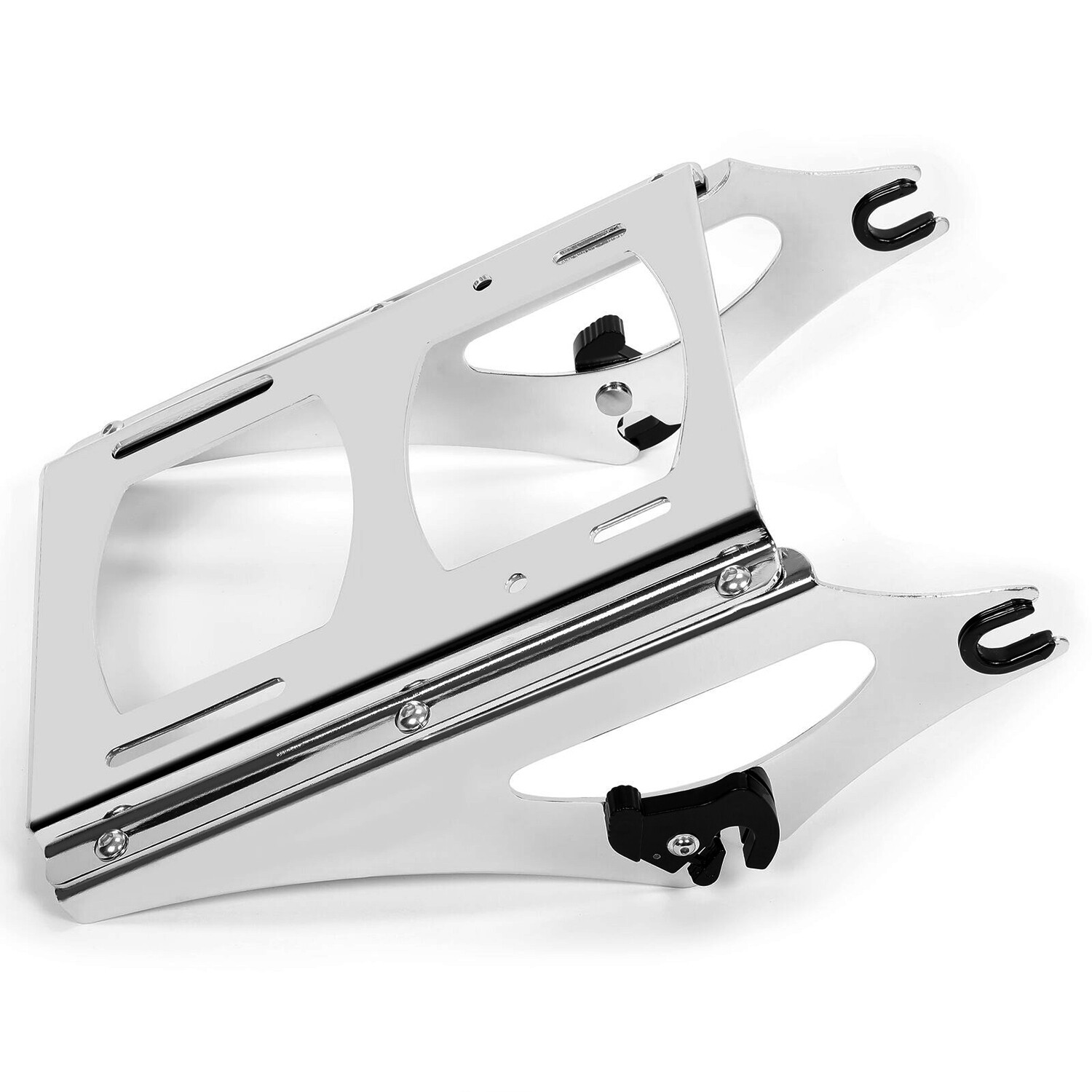 For 09-13 Harley Touring Quick Release Two-up Tour Pack Rack Mount Docking Kit