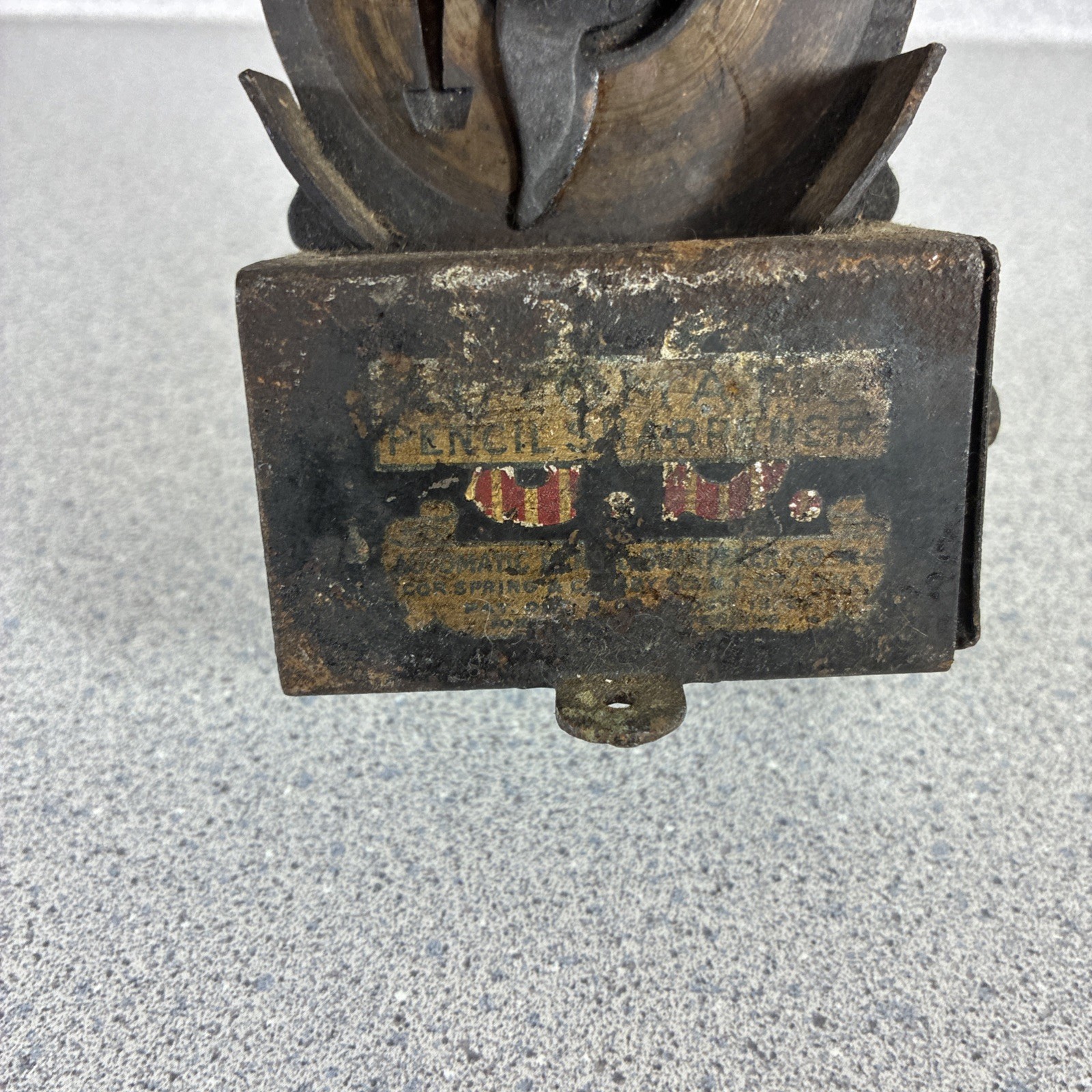 U.S. Automatic Pencil Sharpener Cutter APSCO circa 1906 Vintage Antique Retro