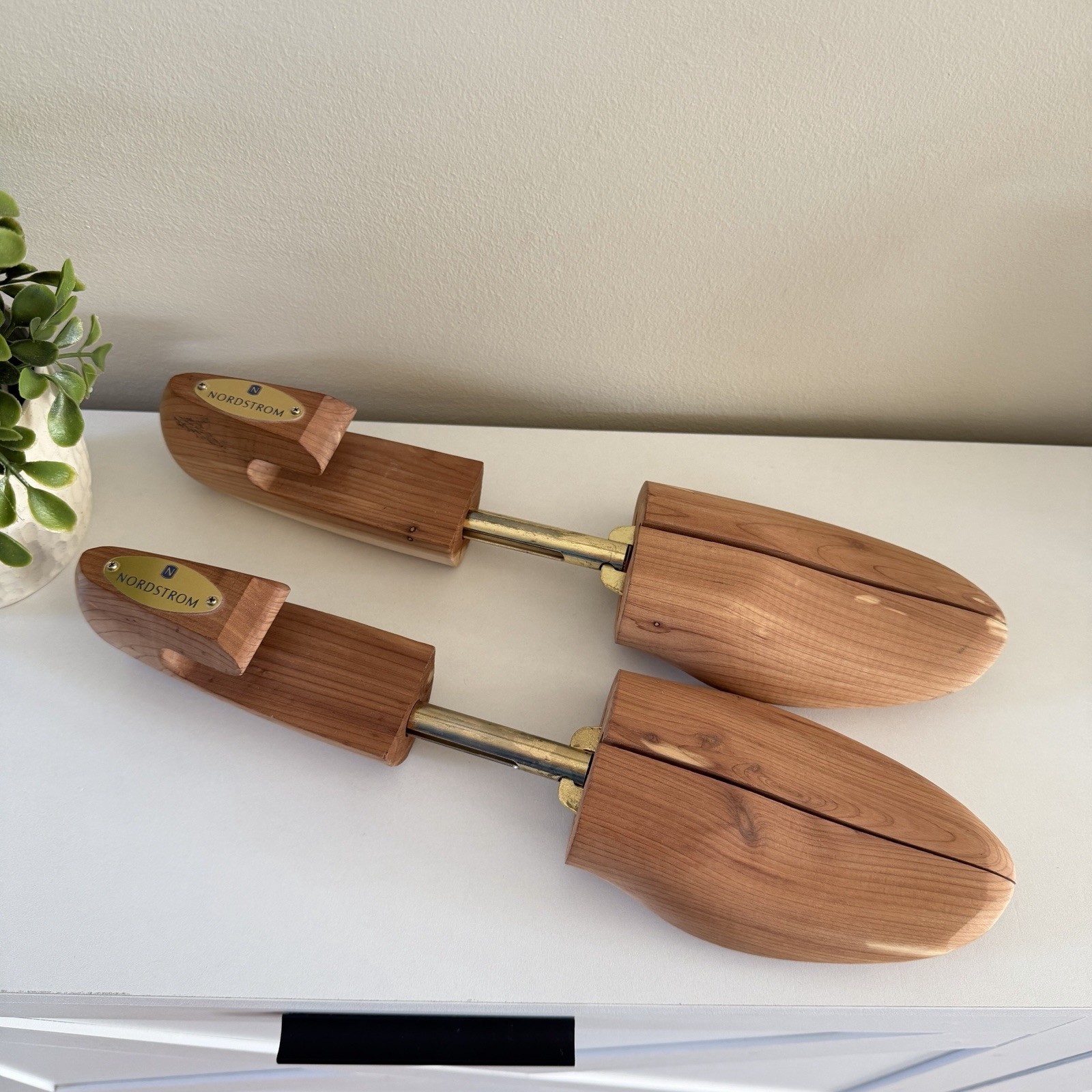 Men’s XL Cedar Shoe Trees Nordstrom Made in USA Wooden Shoe Stretchers Pair