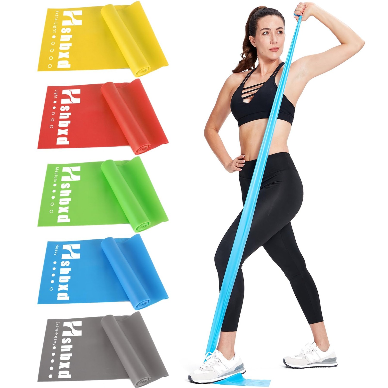Resistance Bands for Working Out Women and Men, Physical Therapy Bands, Latex...