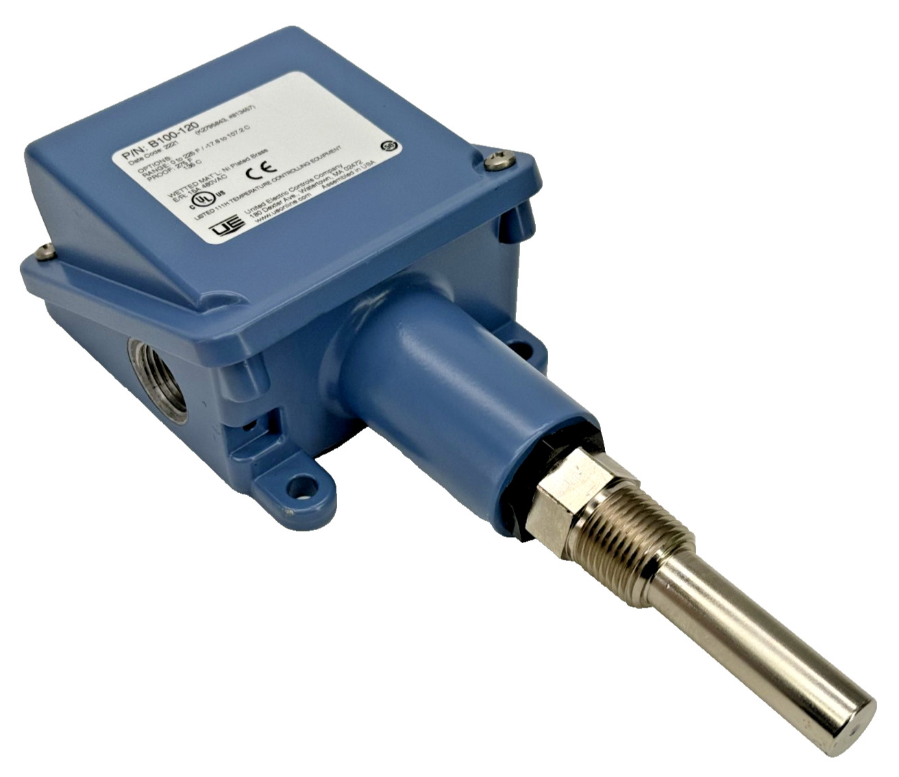 United Electric B100-120 Temperature Controller 15A 480VAC