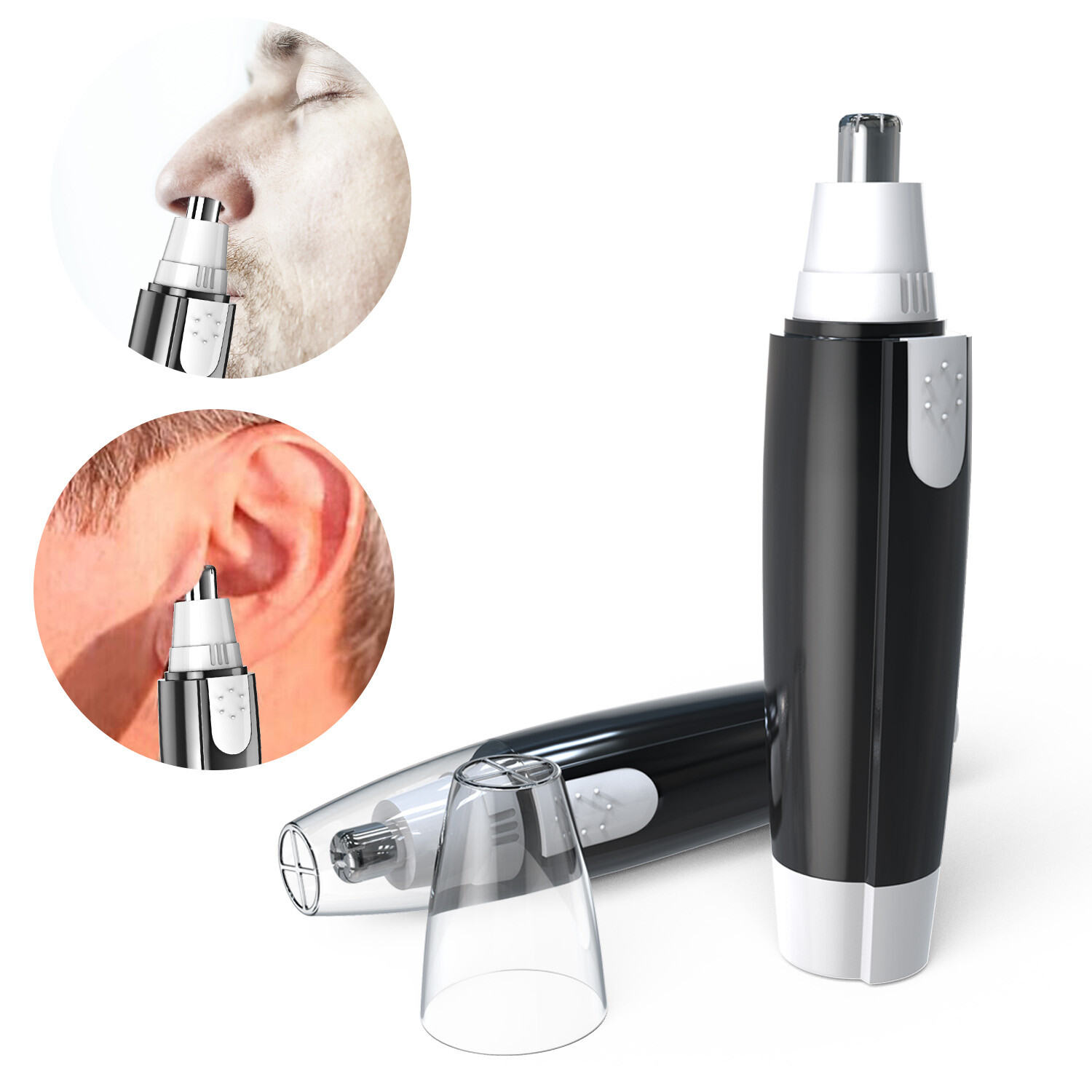 Electric Nose Hair Trimmer Shaver Ear Face Eyebrow Mustache Beard Shaver Clipper